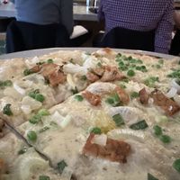 Carbonara flatbread  at Wildseed  in Palo Alto