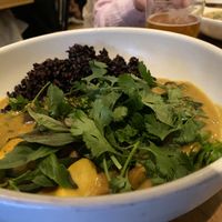Spicy yellow curry   at Wildseed  in Palo Alto