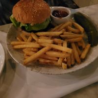 Wildseed burger before inhalation, wow! at Wildseed  in Palo Alto