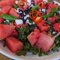 Watermelon salad at Wildseed  in Palo Alto