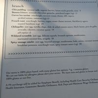  at Wildseed  in Palo Alto