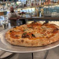 the margherita pizza, super crips and good. you can ask for some extra olive oil if you want  at Wildseed  in Palo Alto