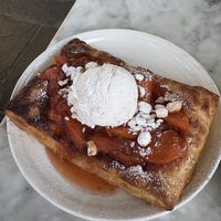 Peach puff pastry  at Wildseed  in Palo Alto