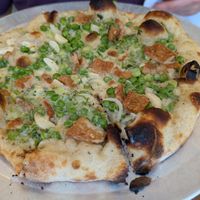 Carbonara pizza at Wildseed  in Palo Alto