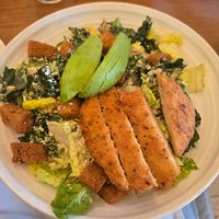 Caesar salad with avocado and chicken at Wildseed  in Palo Alto