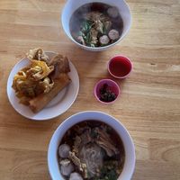 Veg noodle soup  #Veganuary at Ming Kwan in Chiang Mai