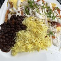 Red Chilaquiles   at Sabor A Vida Cafe & Deli in Vista