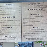 The extensive menu!   at Sabor A Vida Cafe & Deli in Vista