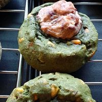 matcha red bean at Yong Tokki in Seoul