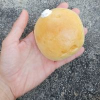 Red bean cream filled bun #Veganuary at Yong Tokki in Seoul