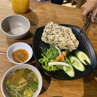 Fried rice with mushrooms and seaweed (yummi)  at Ẩm Thực Chay BỒ ĐỀ SAO in Nha Trang