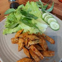 Extra dish we became randomly (no idea what it was) at Ẩm Thực Chay BỒ ĐỀ SAO in Nha Trang