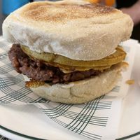 Vegan breakfast sandwich   at Valentinas in Marrickville