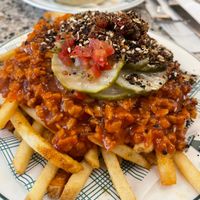 Sloppy joe fries  at Valentinas in Marrickville