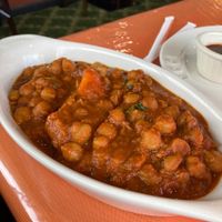 Chickpeas with Spinach  at Singh Biryani in Kent