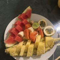 Fruit platter   at Kingsley Hot Kitchen in Dikwella