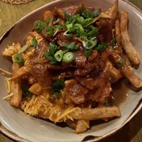 Vegan poutine   at Korrigane Brasserie Artisanale in Quebec
