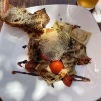 Raviolis Véganes  at Korrigane Brasserie Artisanale in Quebec