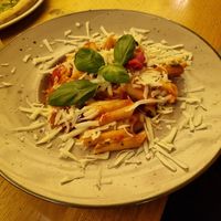 Arrabiata pasta at Pinokio Pizzeria in Zakopane
