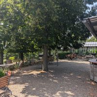 Biergarten at Terrassen Café Restaurant Marienberg in Brandenburg An Der Havel