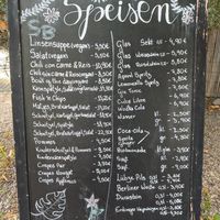 Speisekarte at Terrassen Café Restaurant Marienberg in Brandenburg An Der Havel