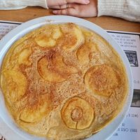 Pannenkoek appel kaneel vanillesuiker at D' Olle Smidse in Midwolda