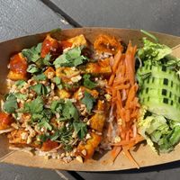 Rice bowl with tofu  at Da Nang Vietnamese Eatery in Bend