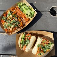 Tofu Banh Mi & Rice bowl  at Da Nang Vietnamese Eatery in Bend