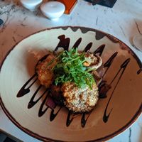 Stuffed mushrooms at 85 Secret Garden  in Newcastle-under-lyme