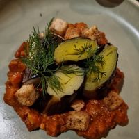 Bbq leeks, was Mrs Slyders favourite. at Corella in Braddon