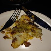 Cauliflower dish with really good spices at Corella in Braddon