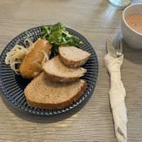 Traditional pickled sausage (vegan)  at Skautský Institut v Rybárně in Prague