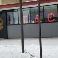 Side of building at Proper Taco in Midland