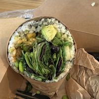 Mango avocado wrap  at Good Friends Hawaiian Poke in Davis