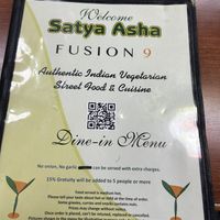 Menu   at Satya Asha Veggie Food World in Surrey