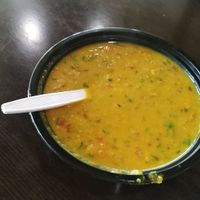Yellow Dahl at Satya Asha Veggie Food World in Surrey