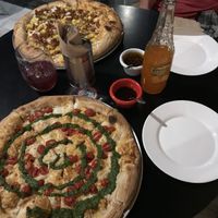 The best vegan pizza ever  at Salvaxe in Mexico City