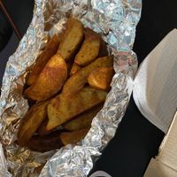 Papas gajo  at Salvaxe in Mexico City