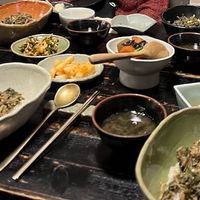 part of vegan course menu at Kkot Bape Pida - 꽃 밥에 피다 A Flower Blossom on the Rice in Seoul