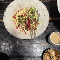 part of vegan course menu at Kkot Bape Pida - 꽃 밥에 피다 A Flower Blossom on the Rice in Seoul