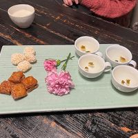part of vegan course menu at Kkot Bape Pida - 꽃 밥에 피다 A Flower Blossom on the Rice in Seoul