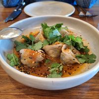 Zuccini dumplings at The Salopian Inn in Mclaren Vale