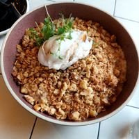 Cinnamon porridge at Nine Yards in South Melbourne