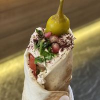 Homemade falafel  at Tigris & Eufraat in Amsterdam