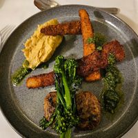 Carrot schnitzel at The Blue Anchor in Feering