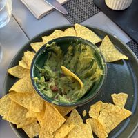Nachos with quacamole  at Terrassa in Amarante