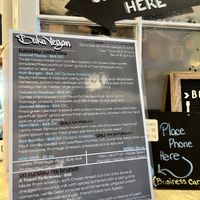 Menu as of 7/19/2022  at Buku Vegan - Pop Up in Winter Garden