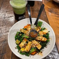 Vegan Red Dragon Bowl at Pressed Cafe in Bedford