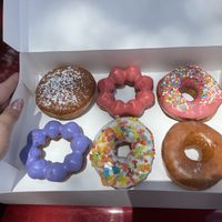 So many vegan donuts to choose from!  at Angel Donuts and Treats in Austin