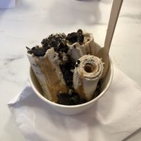 Oreo and salted caramel with Oreos and salted caramel  at Saeta Húsið in Reykjavik